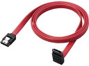【お取り寄せ】エレコム SATA ケーブル 1m ストレート-下L型 レッド ST6-10DL/ID USBケーブル 配線(2)