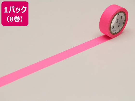 【お取り寄せ】カモ井 mt 8P ショッキングピンク 15mm×7m MT08P209R