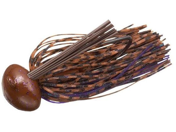 【お取り寄せ】エバーグリーン リアクションフットボール 1oz ＃104 BR/パープル バス ハードルアーラバージグ ルアー フレッシュウォーター 釣り具 アウトドア