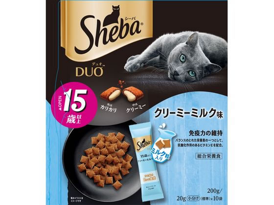 【お取り寄せ】マースジャパン シーバデュオ 15歳以上 クリーミーミルク味 200g マースジャパン ドライフード 猫 ペット キャットフード