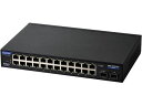 【お取り寄せ】エレコム 法人向スイッチングハブ 24ポート WEBスマート 黒 EHB-SG2C24 ギガビット対応 スイッチングハブ ネットワーク機器 PC周辺機器(2)