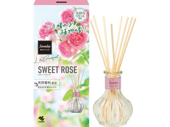 小林製薬 Sawaday香るStickLaBouquet スウィートローズ 置き型タイプ 消臭 芳香剤 室内用 清掃