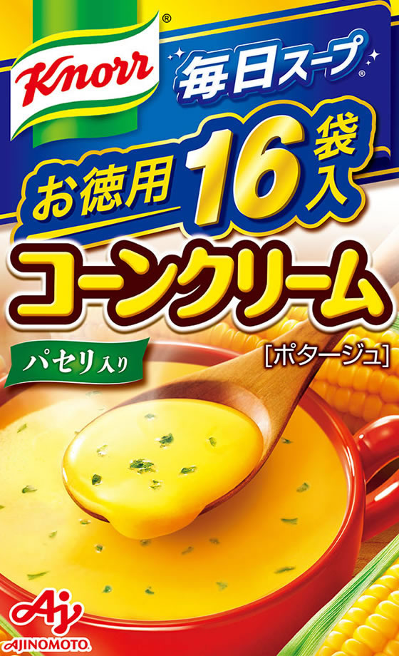 味の素 クノール 毎日スープ コーンクリーム 16袋入り コーンスープ スープ インスタント レトルト 食品 jetprice-10676099 JET PRICE サンプル画像2