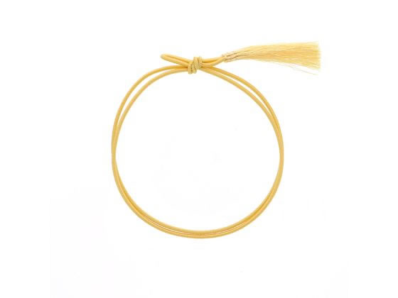 【お取り寄せ】カラーゴム 彩ゴム房 2重 片花結び 58cm クリーム 50本 包装 包装紙 ラッピング