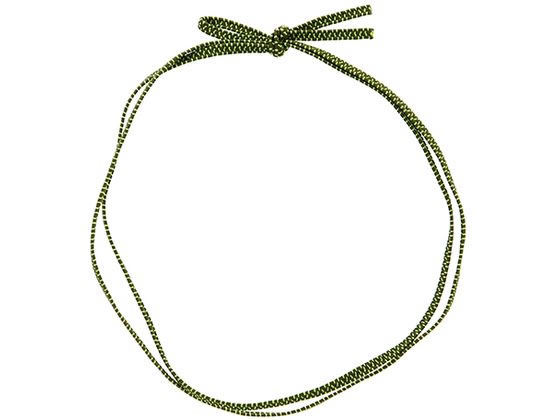 【お取り寄せ】カラーゴム 平彩ゴム 2重 片花結び 62cm 濃緑 50本 包装 包装紙 ラッピング