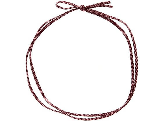 【お取り寄せ】カラーゴム 平彩ゴム 2重 片花結び 62cm エンジ 50本 包装 包装紙 ラッピング