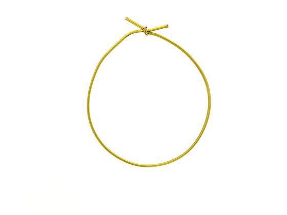 【お取り寄せ】1本丸ゴム 1重 25cm 金 50本 001510161 包装 包装紙 ラッピング