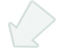 【お取り寄せ】ライクイット 文字が書けるマグネットクリップ(アロー) ホワイト