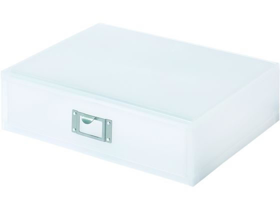 【お取り寄せ】ライクイット A4ファイルユニットR ホワイト レターケース デスクトップ収納 デスク周り 文具