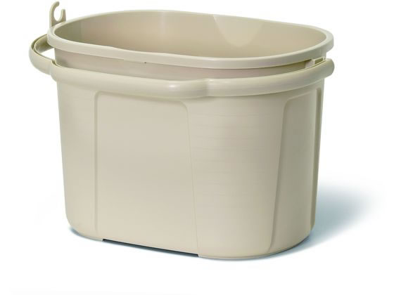 【お取り寄せ】ライクイット ワイドバケツ19L オーバル ベージュ バケツ 営繕 清掃 病院営繕 安全衛生管理 看護 医療