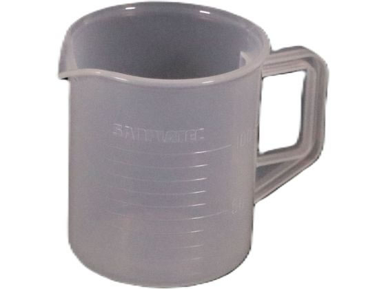 【お取り寄せ】サンプラテック ポリプロピレン手付ビーカー1026 100mL 036275 ビーカー 計量カップ コップ ガラス容器 計量器 jetprice-10678006 JET PRICE パッケージ画像