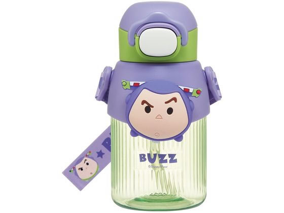 【お取り寄せ】スケーター 立体マスコット付ストローボトル 590mL ツムツムバズ キャラクターグッズ 教材 学童文具 学童 文具