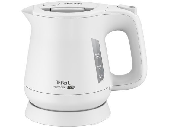 【お取り寄せ】T-fal アプレシア ロック ホワイト 0.8L KO6401JP 電気ケトル 電気 ...