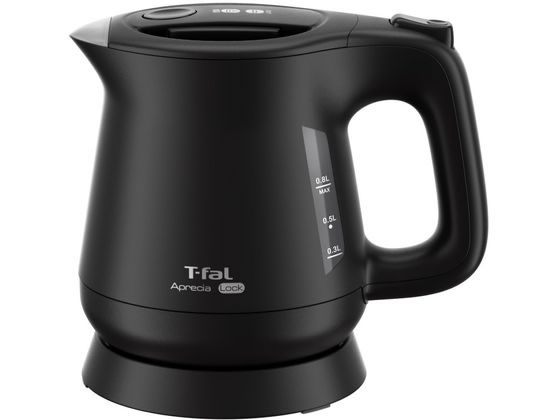 T-fal アプレシア ロック ブラック 0.8L KO6408JP 電気ケトル 電気ポット キッチ ...