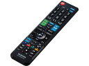 【お取り寄せ】エレコム リモコン レコーダー用 4メーカー対応 ブラック ERC-BDR02BK-MU テレビ AV機器 カメラ