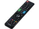 エレコム テレビリモコン 汎用 12メーカー対応 ブラック ERC-TV02LBK-MU テレビ AV機器 カメラ