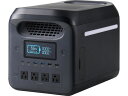 【お取り寄せ】エレコム ポータブル電源 大容量 1229Wh ブラック DE-PS1200PBK 充電 充電器 充電池 FAX 家電