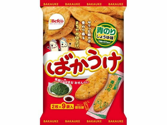 栗山米菓 ばかうけ 青のり 18枚 煎餅 おかき お菓子