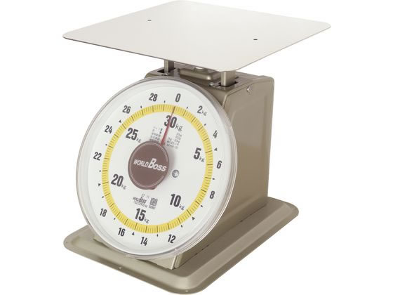 【お取り寄せ】高森コーキ ワールドボス 見やすい上皿自動秤 30kg MYM-30