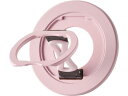 【お取り寄せ】エレコム スマホリング マグネット 回転 薄型 ピンク P-STRMKSLPN スマートフォン 携帯用アクセサリー スマートフォン 携帯電話 FAX 家電