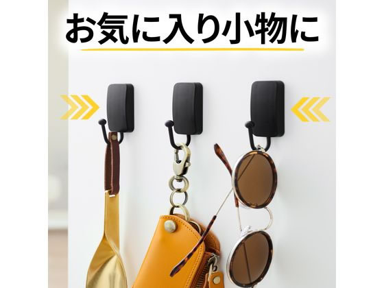 3M コマンドフック マットブラック Sサイズ 2コパック 17033MB-2JP