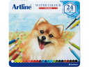 【お取り寄せ】シヤチハタ アートライン 水彩色鉛筆 24色セット KCP-W24C/H
