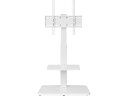 【お取り寄せ】アイリスオーヤマ スタンドテレビ台 32V~55V型対応 ホワイト UTS-640R テレビ台 AV収納 オーディオ収納(2)