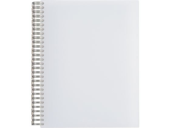 リヒトラブ リングノート保存用ノート セミB5 クリヤー N1851-1 バインダーノート B5