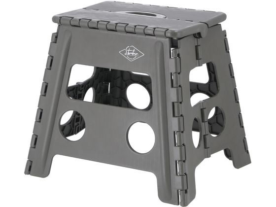 不二貿易 フォールディングステップスツール H32cm カーキ 77521 踏み台 折りたたみ式 はしご 作業