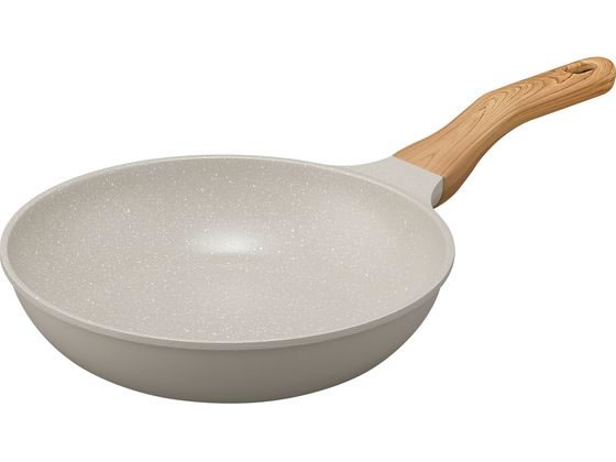 【お取り寄せ】アイリスオーヤマ ナチュかるフライパン IHガス火対応 24cm Gモカ フライパン 炒め鍋 鍋 厨房 キッチン