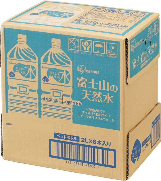 アイリスオーヤマ 富士山の天然水 2L 6本 12本 ミネラルウォーター 飲みやすい 軟水 水 飲料 jetprice-10689361 JET PRICE サンプル画像2