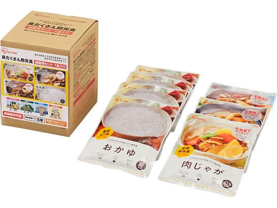 アイリスオーヤマ 防災食 7食セット 311037 食品 飲料 備蓄 常備品 防災