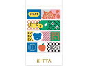 キングジム キッタ ジャバラ(スゴロク) KITZ002 デコレーション シールタイプ マスキングテープ