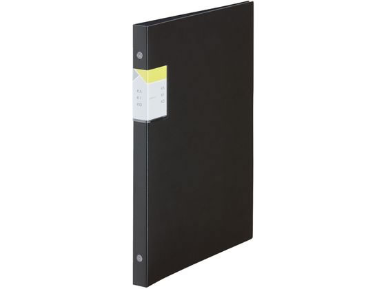 キングジム クリアーファイル カキコ 差替式 10枚 20ポケット A4 黒 A4 差替式クリヤーファイル