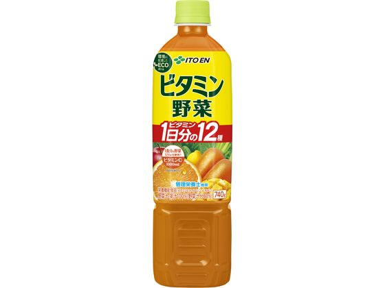伊藤園 ビタミン野菜 740g ペットボトル 野菜ジュース 飲料 ジュース
