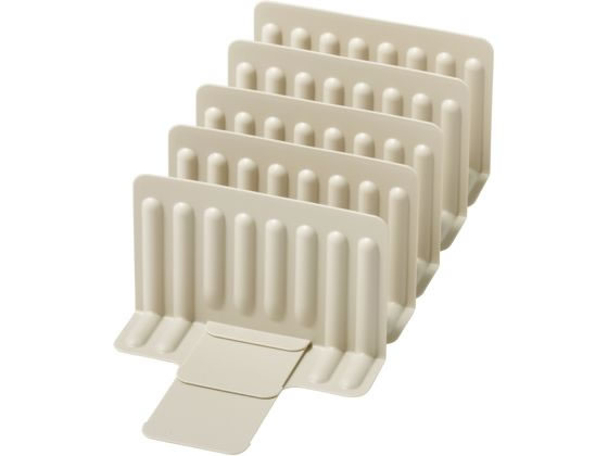 【お取り寄せ】ライクイット スライドできる!冷凍庫スタンド仕切5 ベージュ STK-02 キッチン  ...