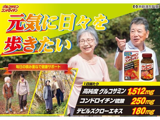 【お取り寄せ】井藤漢方製薬 グルコサミン&コンドロイチン 30日 300粒 サプリメント 健康食品 jetprice-10692620 JET PRICE サンプル画像2