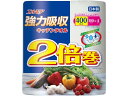 カミ商事 エルモア強力吸収キッチンタオル 2倍巻 100カット 4ロール