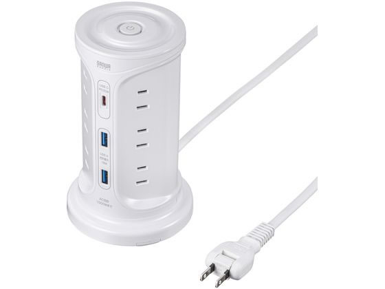 �ڤ����󤻡ۥ���掠�ץ饤 USB���ŵ�ǽ�դ���������å� TAP-B112C1A2W 2�ԥ󥿥��� 5m̤�� OA���å� ��Ĺ������ ����