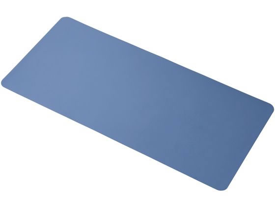 【お取り寄せ】エレコム デスクマット ソフトレザー ズレにくい ブルー MP-DM04LBU マウス ...
