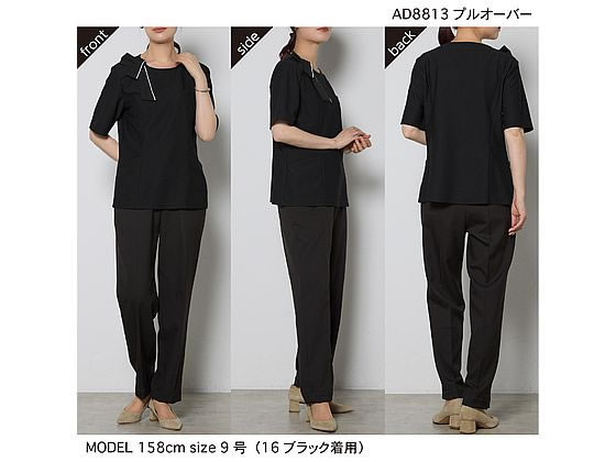 【お取り寄せ】ボンマックス プルオーバー ブラック 9号 AD8813-16