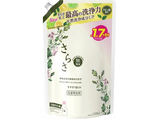 P&Gジャパン さらさ 洗剤ジェルつめかえ超ジャンボ 1260g 液体タイプ 衣料用洗剤 洗剤 清掃