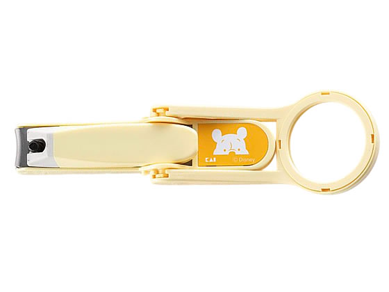 【お取り寄せ】貝印 ルーペ付きツメキリ プーさん 000KK1493 洗面台 手洗器 爪ブラシ 爪切 清掃 衛生 ..