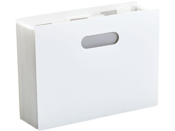 【お取り寄せ】キングジム サクッと整理ドキュメントファイル オープン A4 白 2291-W 書類ファイル ケースファイル 書類ケース 書類キャリー ドキュメントキャリー ファイル