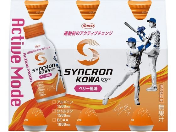 【お取り寄せ】興和 シンクロンコーワ アクティブモード ベリー風味 100mL×6本 瓶 ...