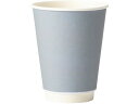 サンナップ エアーウォールカップ ブルーグレー 340mL 25個 C3425EWBG