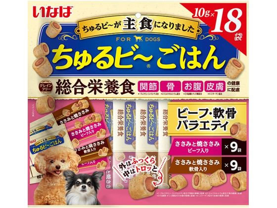 いなばペットフード いなば ちゅるビー まぐろバラエティ 18P×16