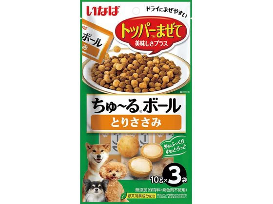 乐天商城 - 【お取り寄せ】いなばペットフード ちゅーるボール とりささみ 10g×3P おやつ 犬 ペット ドッグフード