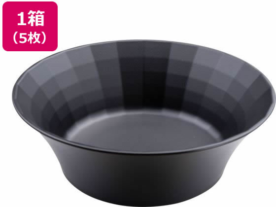 【お取り寄せ】タカノクリエイト Kibi 滝 φ150mm×50mm ブラック 5枚 10390-6 プラター プレート皿 洋食器 キッチン テーブル