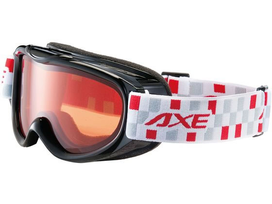 【お取り寄せ】アックス スノーゴーグル ダブルレンズ AX250WD-BK